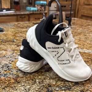 New Balance Black and White Athletic Shoes